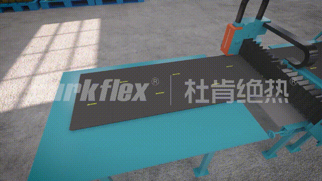 ▲yp街机绝热橡塑保温风管整片式密封施工手艺